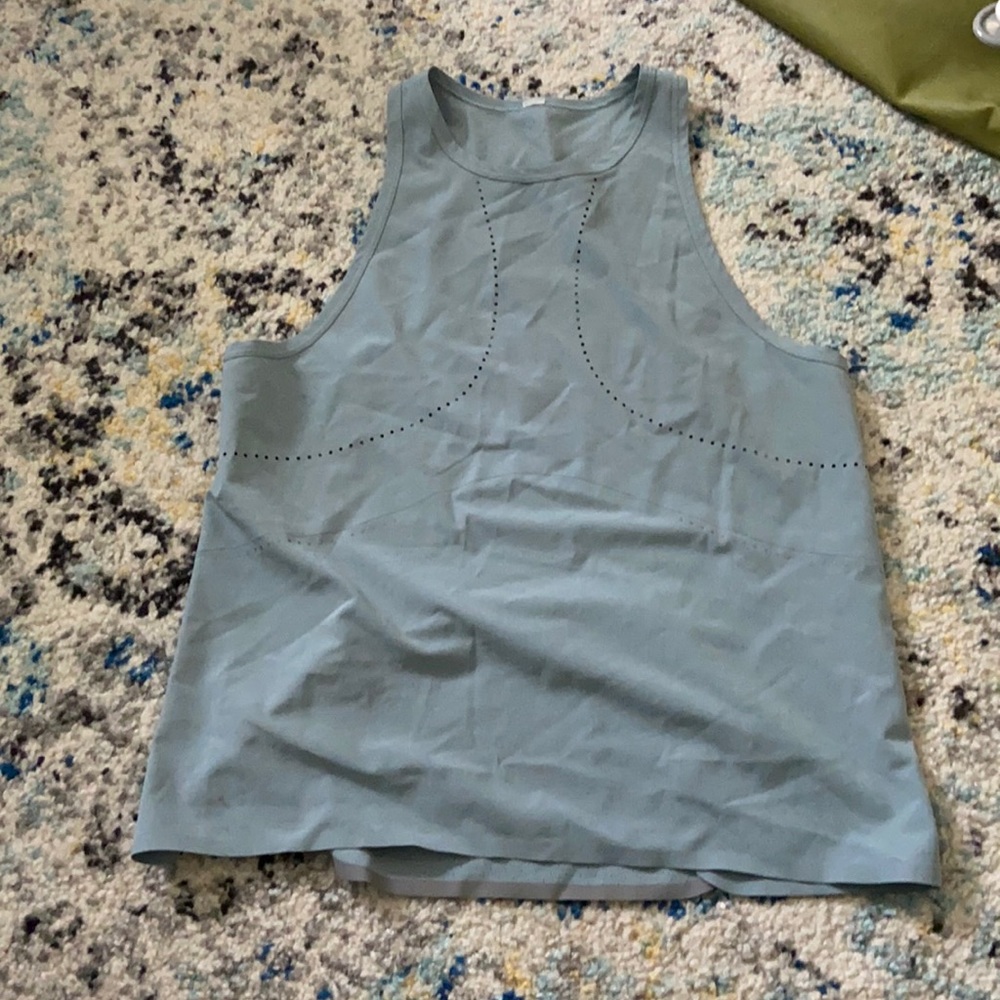 Blue Lulu lemon tank